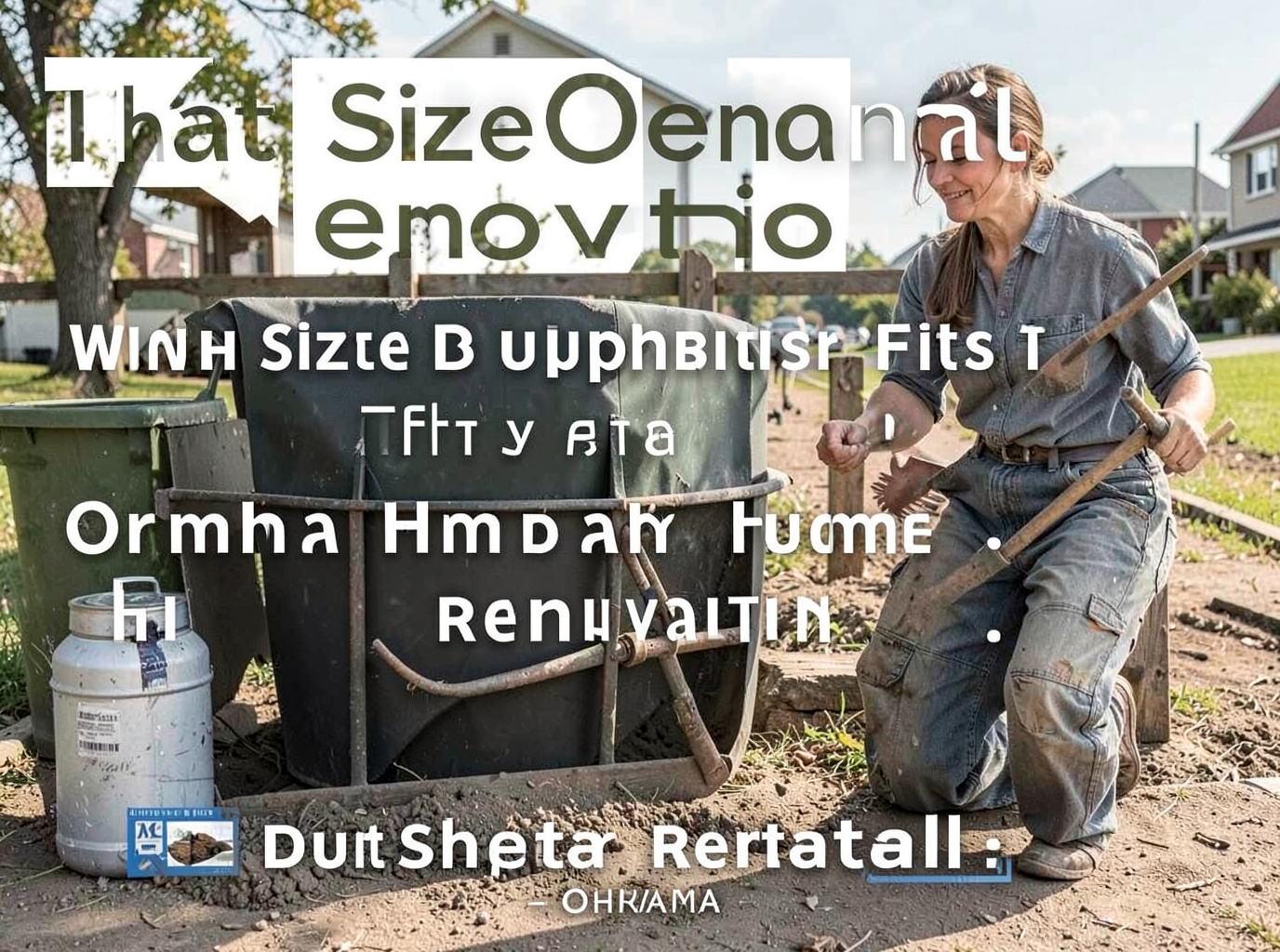 What Size Dumpster Fits a Typical Omaha Home Renovation